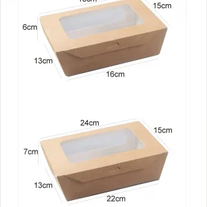 Take away lunch box / Generic sizes